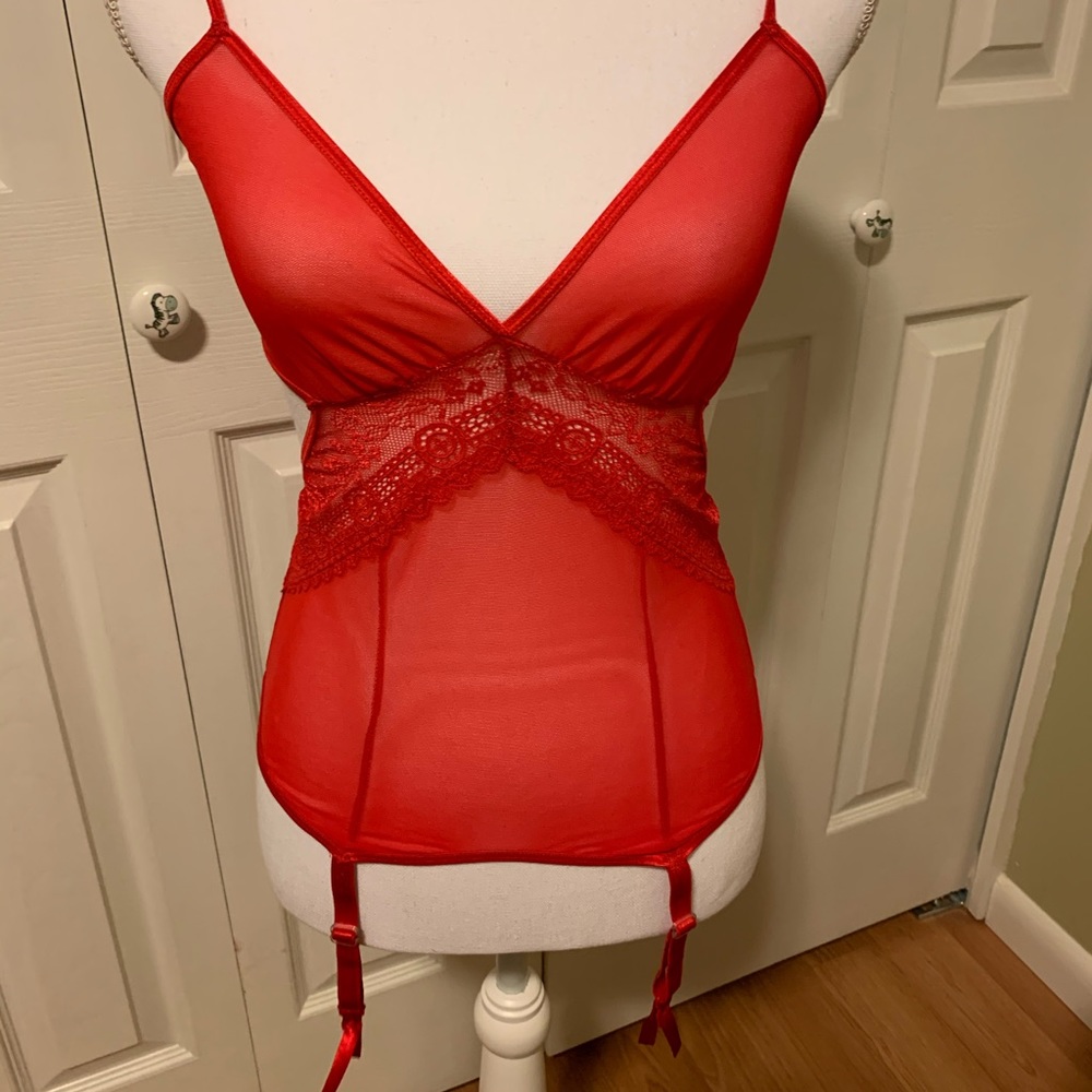 Sexy lingerie with garters